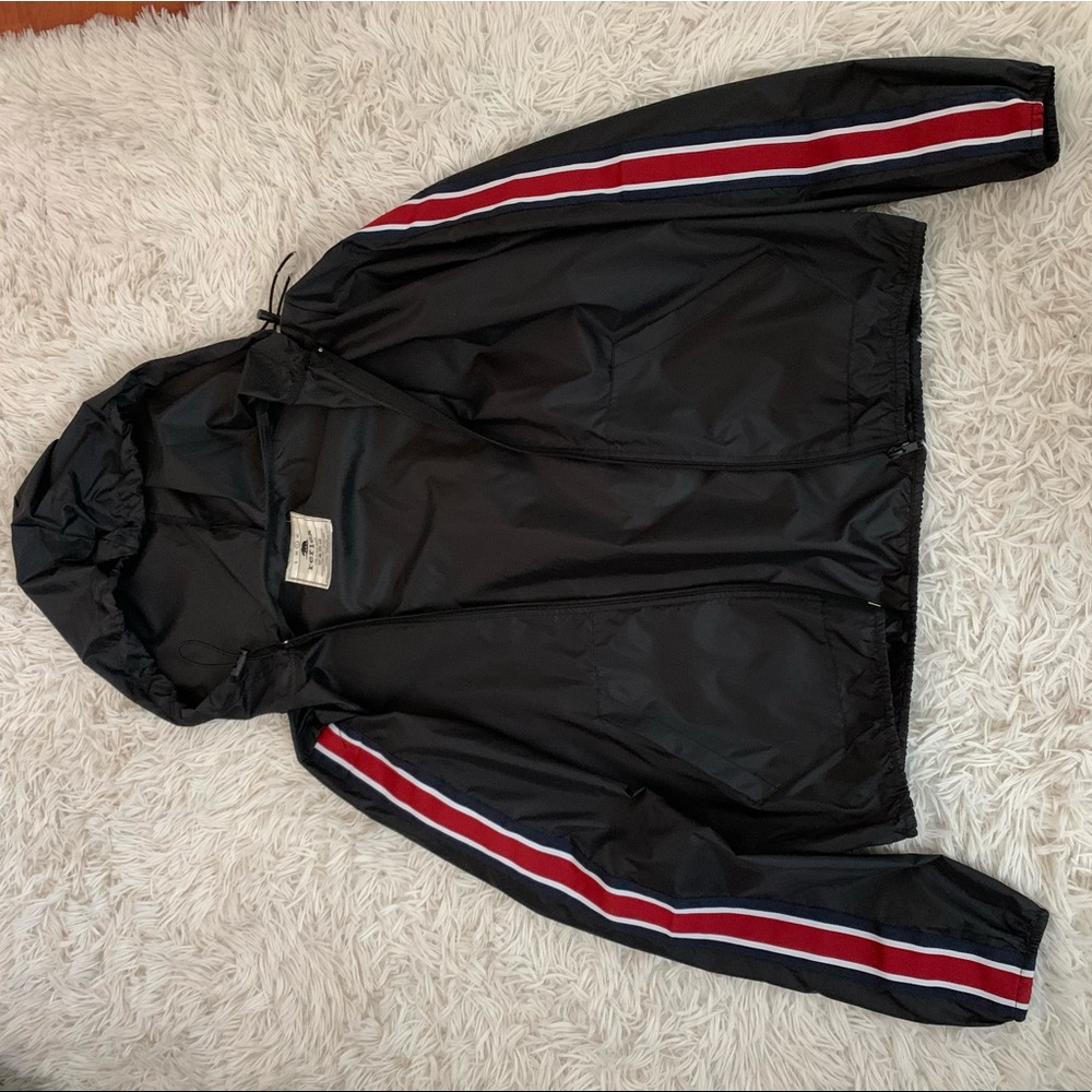Reflex black windbreaker